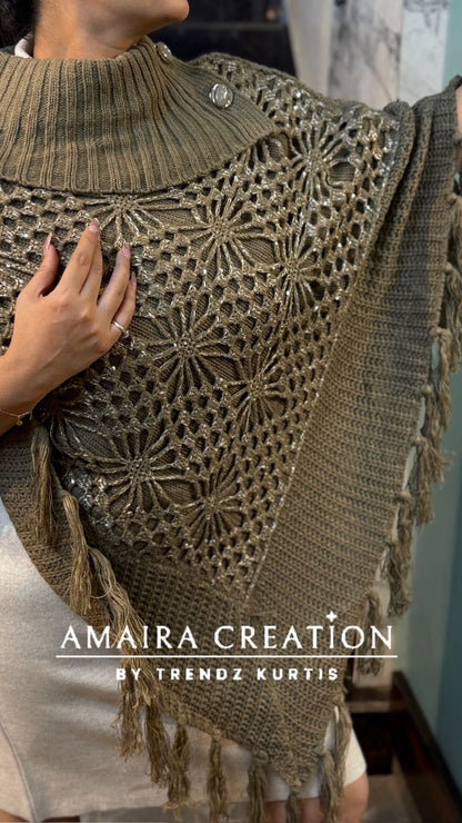 Designer Premium Woolen Free Size Croatia Pochu