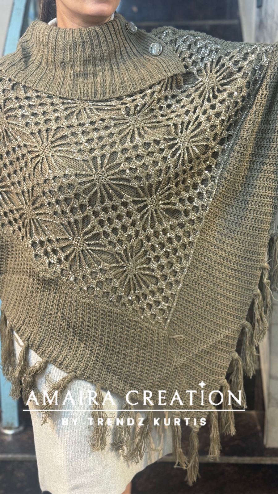 Designer Premium Woolen Free Size Croatia Pochu