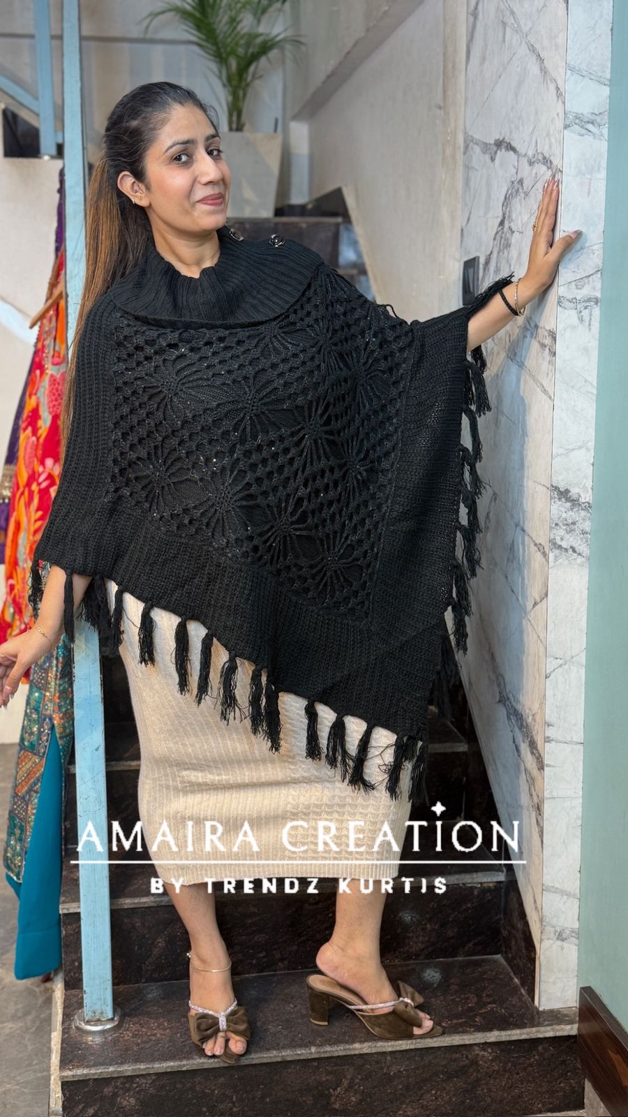 Designer Premium Woolen Free Size Croatia Pochu