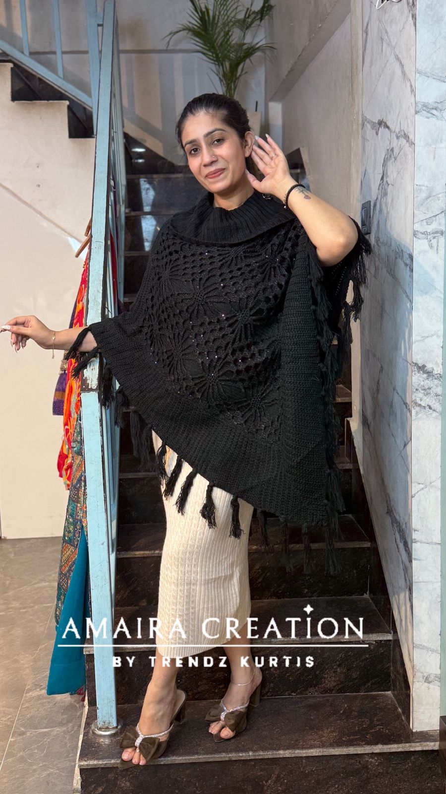 Designer Premium Woolen Free Size Croatia Pochu