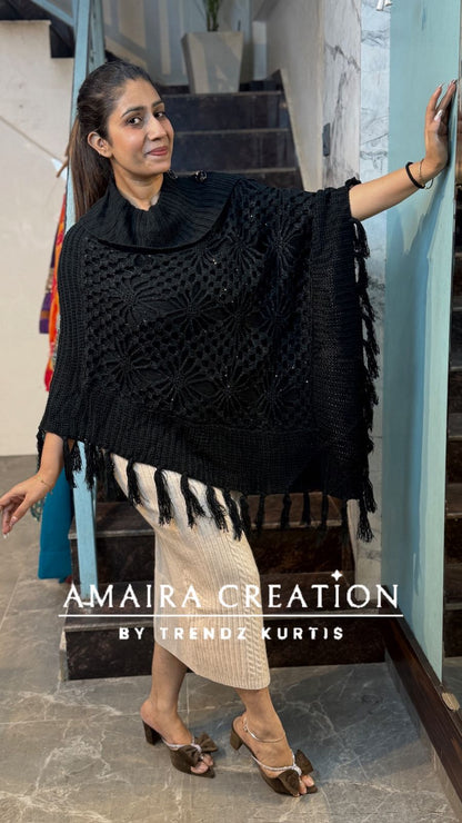 Designer Premium Woolen Free Size Croatia Pochu