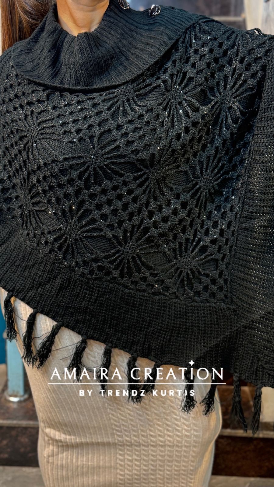 Designer Premium Woolen Free Size Croatia Pochu