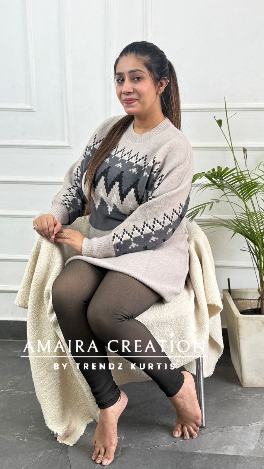 Viral Free Size Fleece Stocking