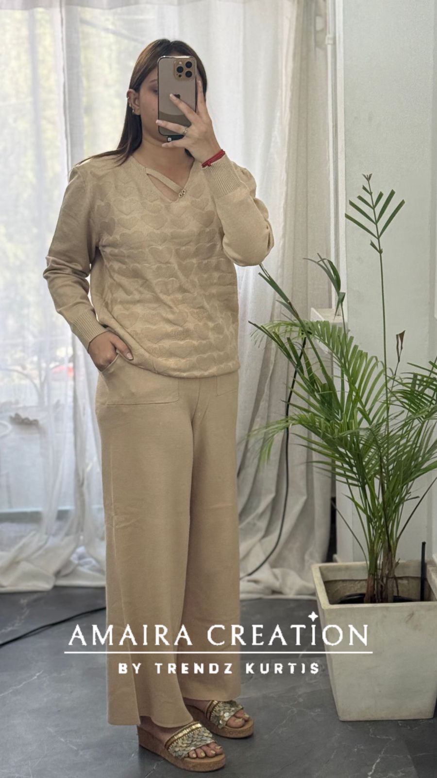 Premium Woolen Free Size Cord Set