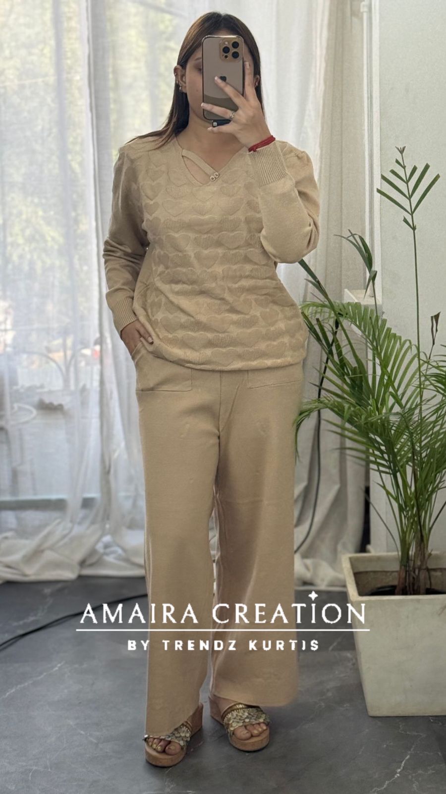 Premium Woolen Free Size Cord Set