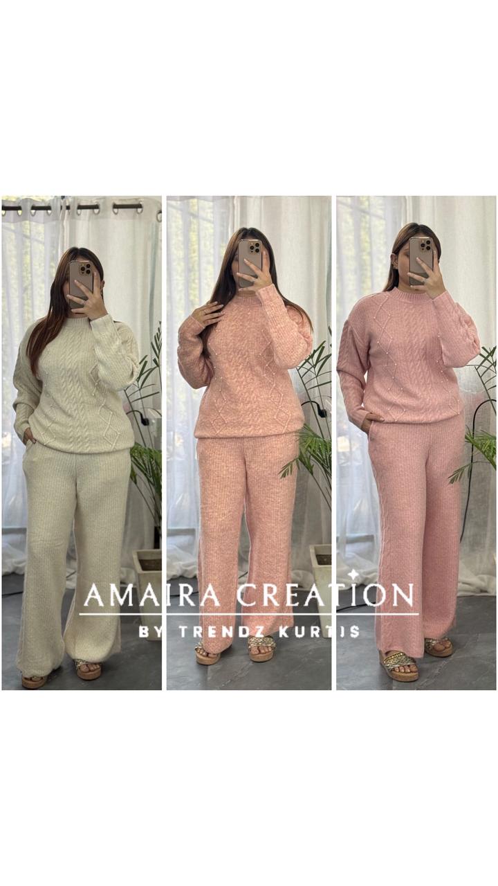 Premium Woolen Free Size Cord Set (upto 44 chest)