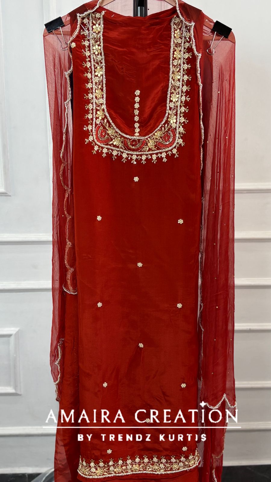 Premium Glass Tissue Beautiful HandWork unstitched suits