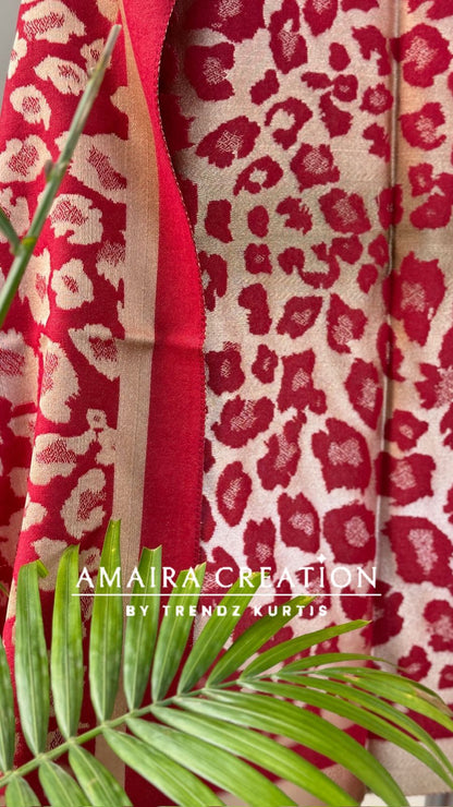 Leopard Print Premium Woolen stole