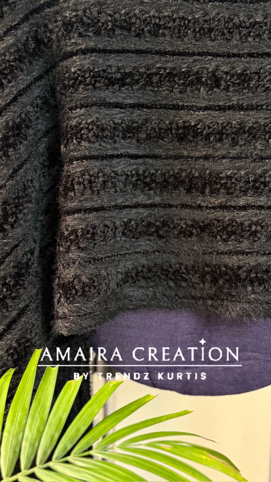 Premium Feather Detailing Woolen Stole