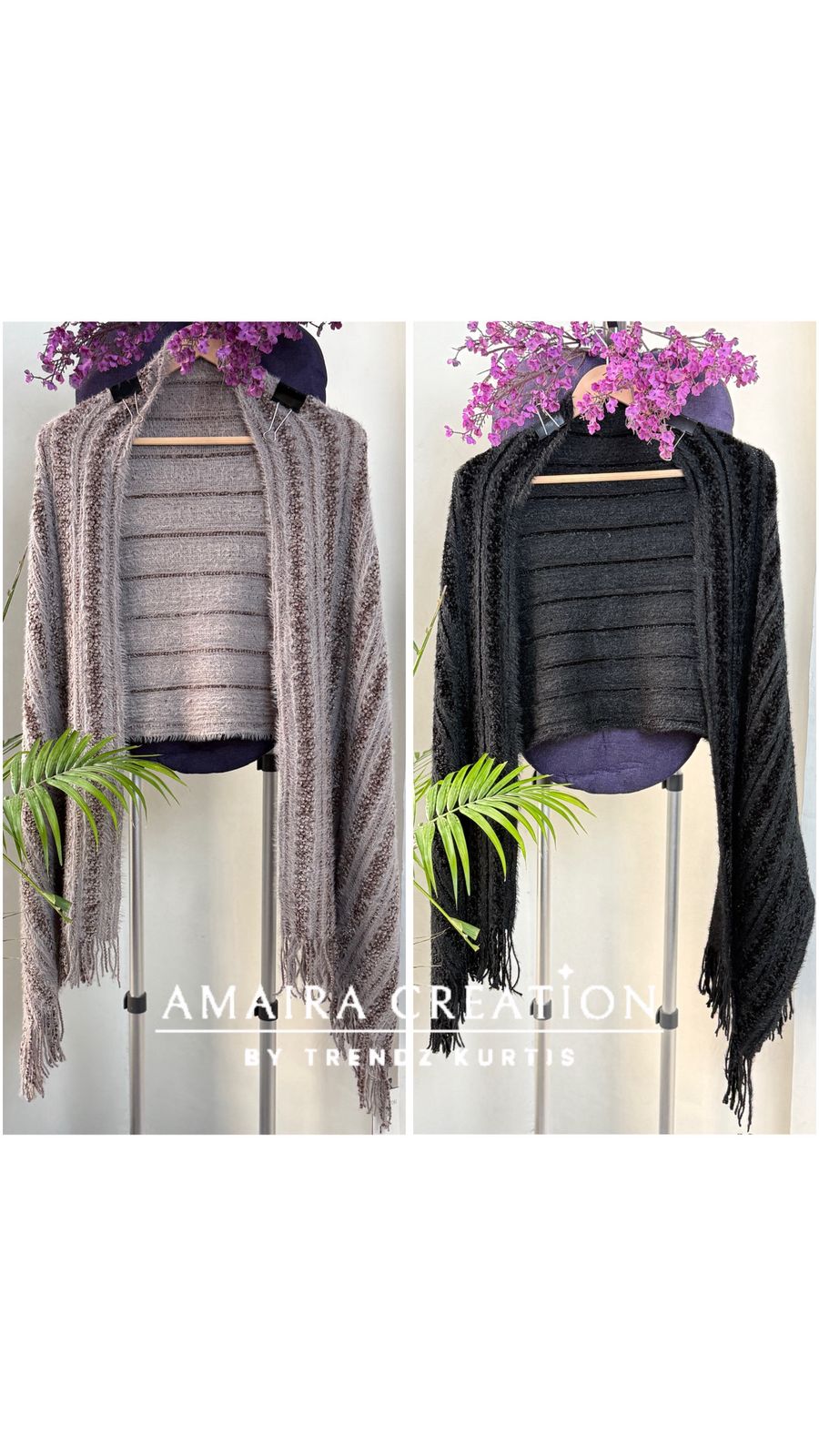 Premium Feather Detailing Woolen Stole