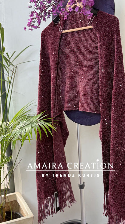 Premium Woolen Coin Deatiling Woolen Stall