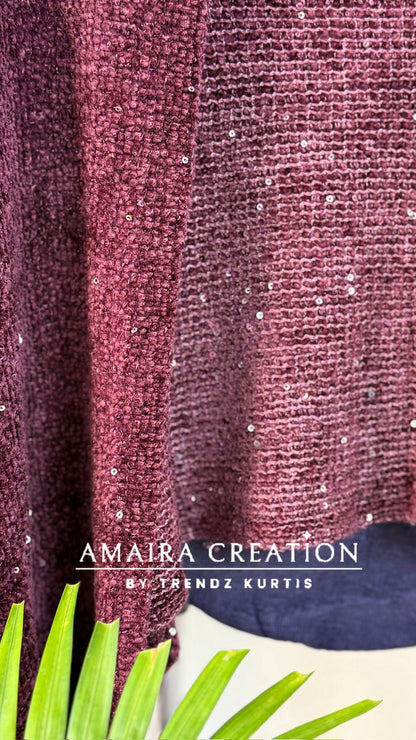 Premium Woolen Coin Deatiling Woolen Stall