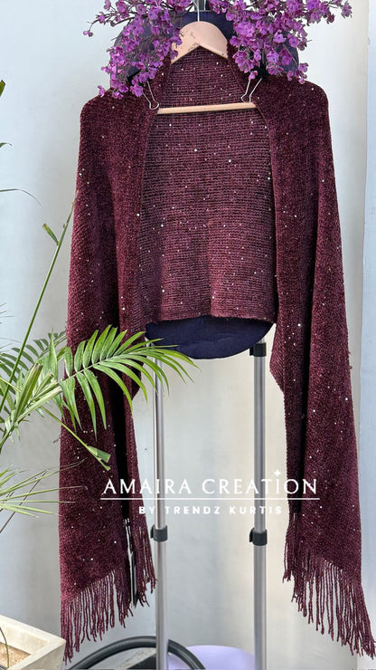 Premium Woolen Coin Deatiling Woolen Stall