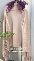 Premium Woolen Self Design Stole