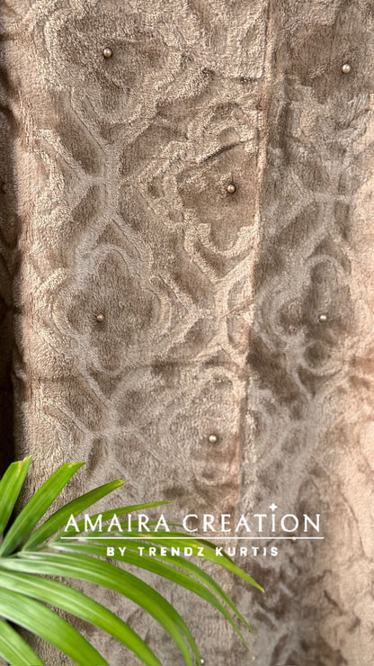 Premium Woolen Self Design Stole