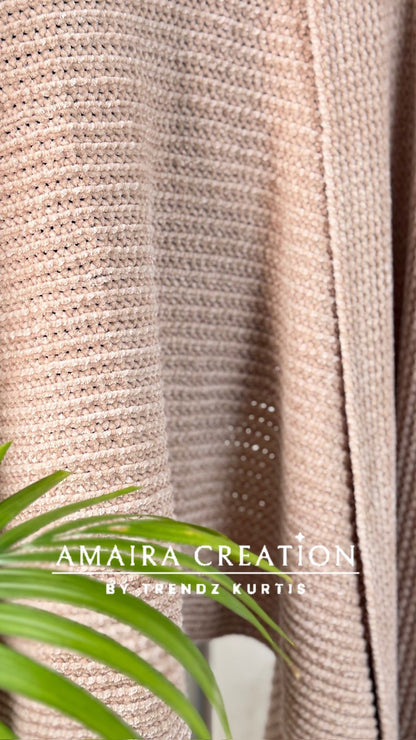 Premium Knitted Pattern Woolen Stole