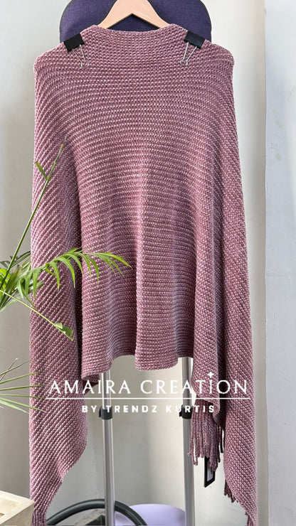 Premium Knitted Pattern Woolen Stole