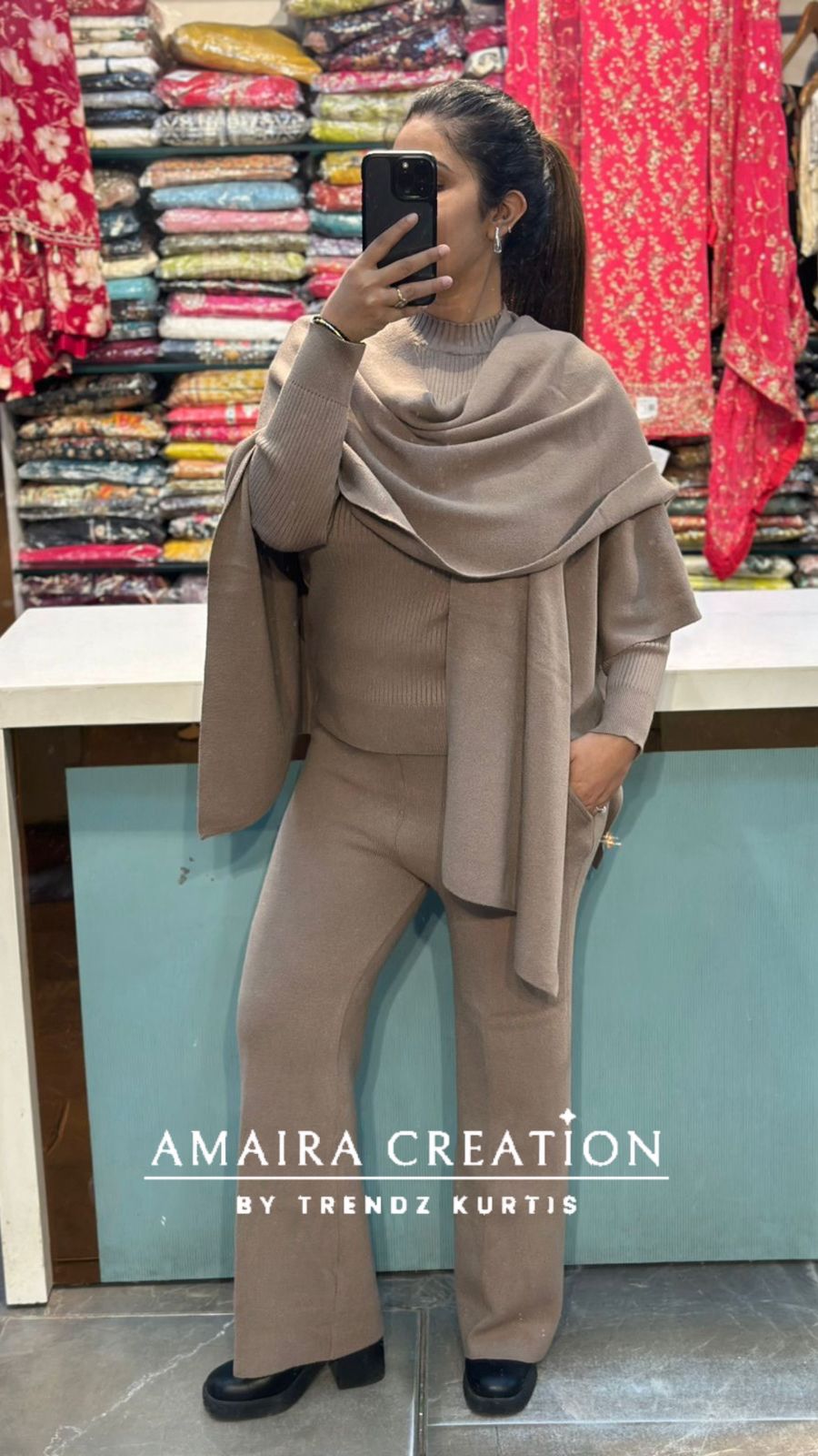 Premium Wool Three Piece Stylish Cord Set