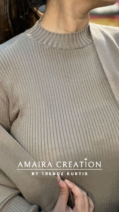 Premium Wool Three Piece Stylish Cord Set