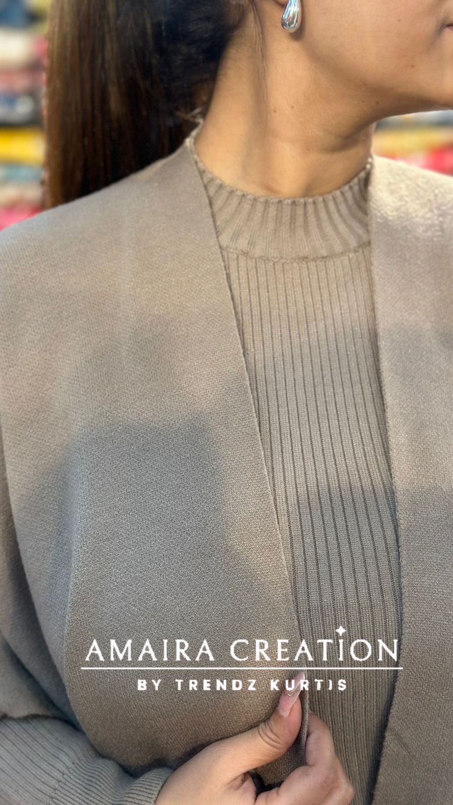 Premium Wool Three Piece Stylish Cord Set