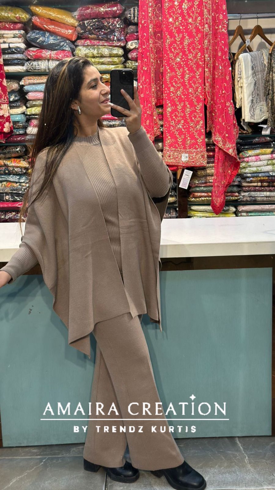 Premium Wool Three Piece Stylish Cord Set