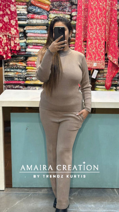 Premium Wool Three Piece Stylish Cord Set