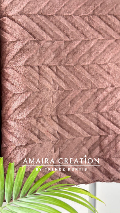 Premium Woolen Zig Zag Pattern Stole