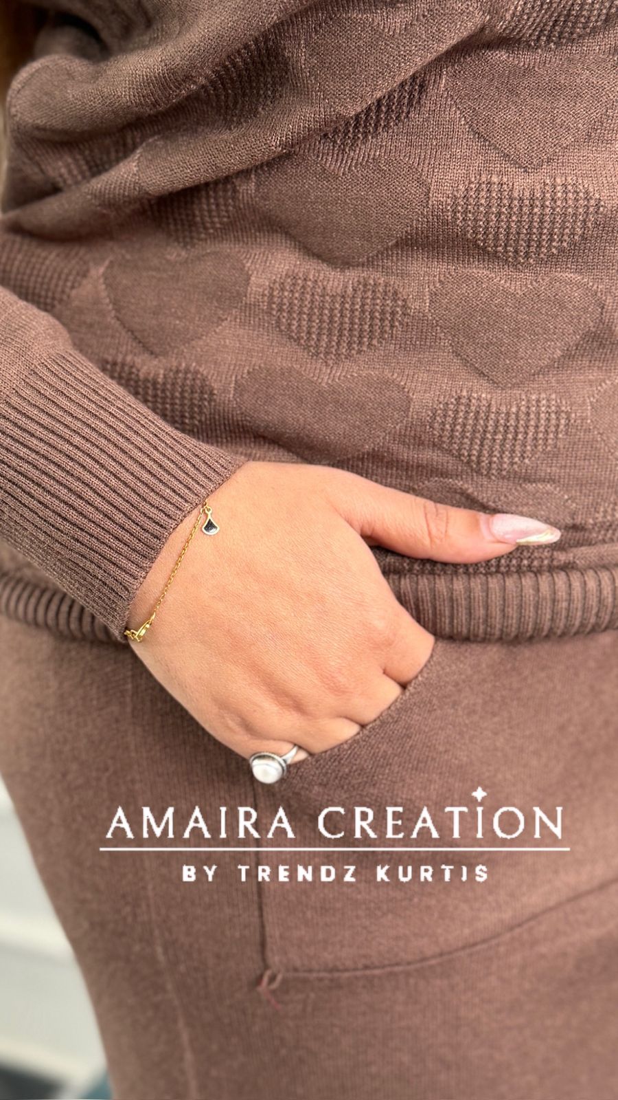 Premium Woolen Free Size Cord Set