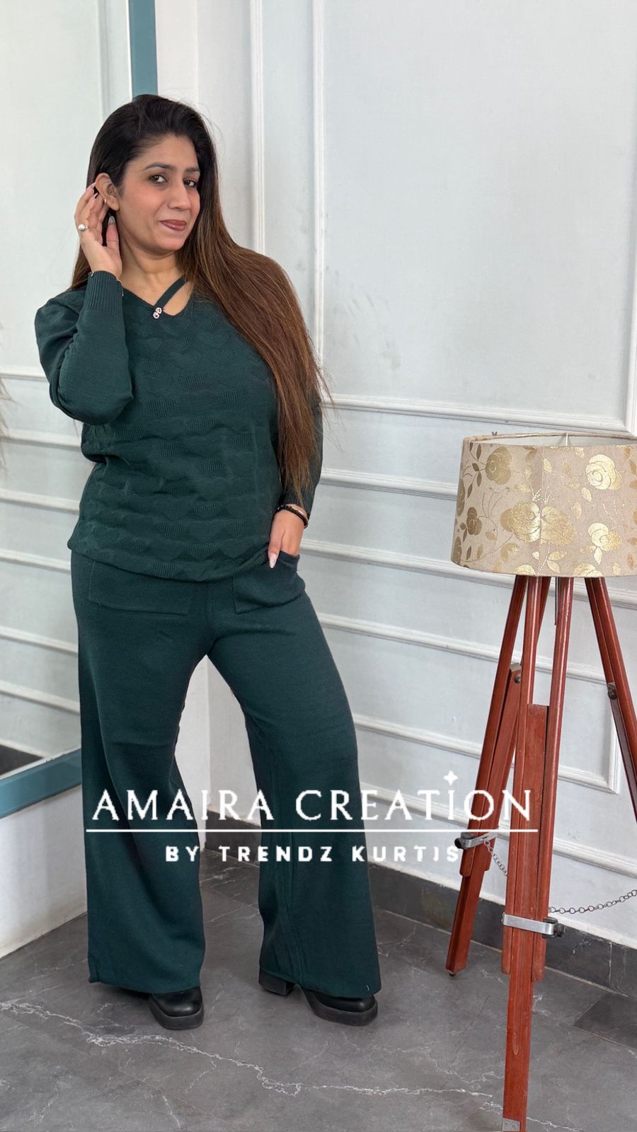 Premium Woolen Free Size Cord Set