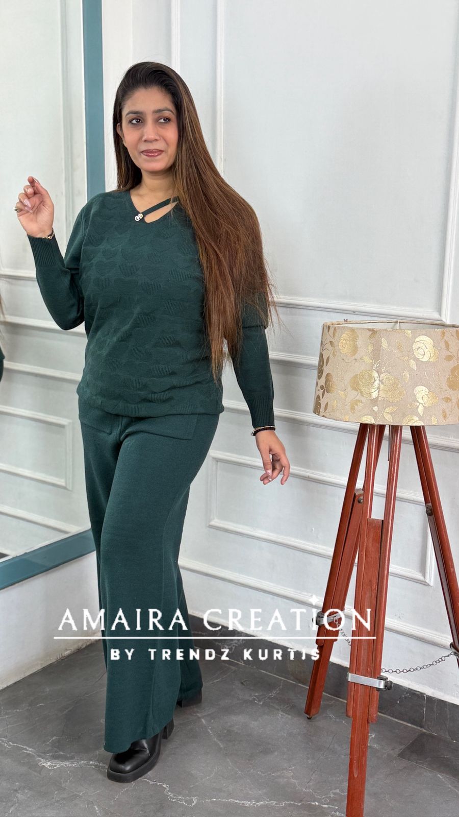 Premium Woolen Free Size Cord Set