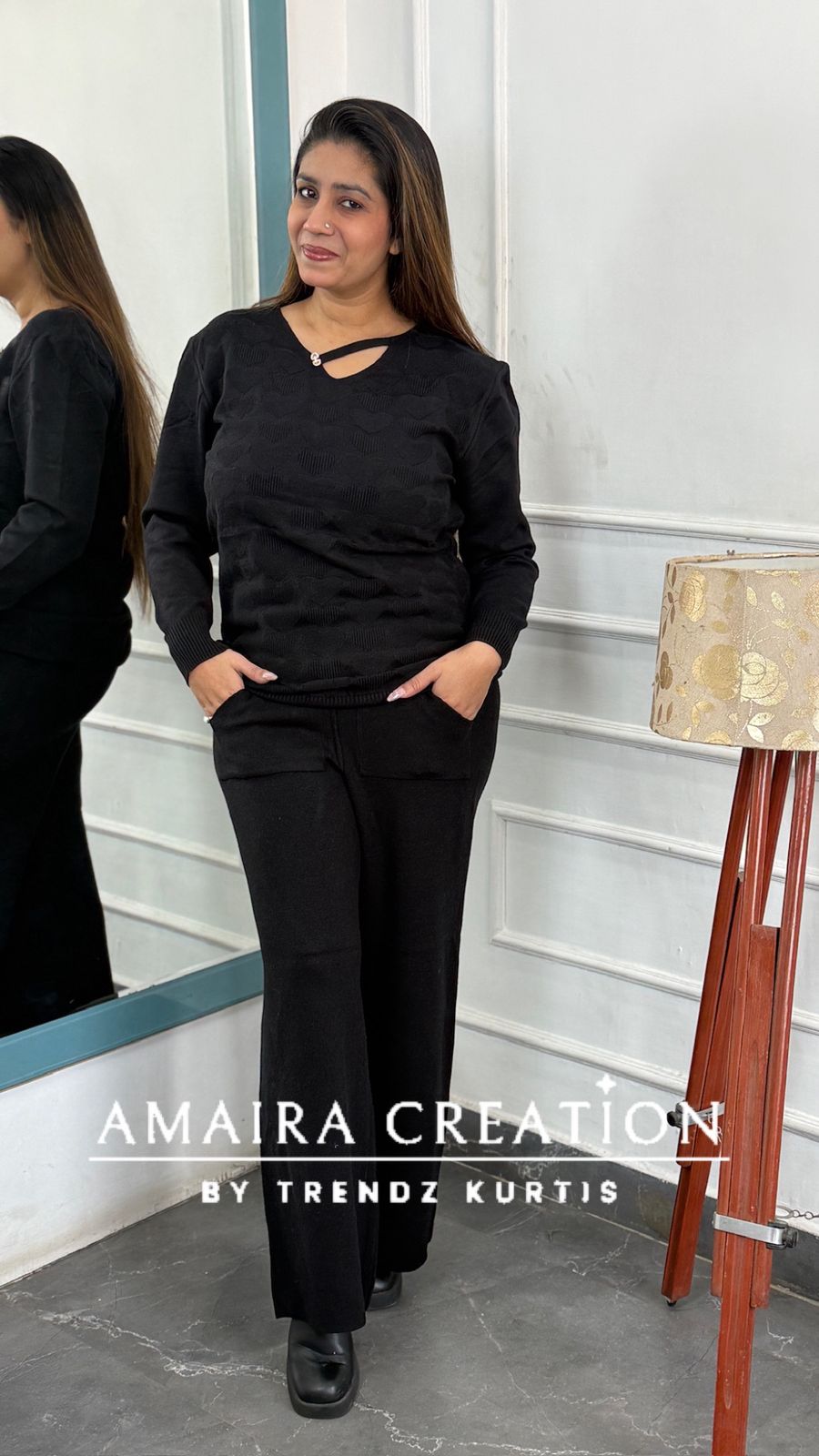 Premium Woolen Free Size Cord Set