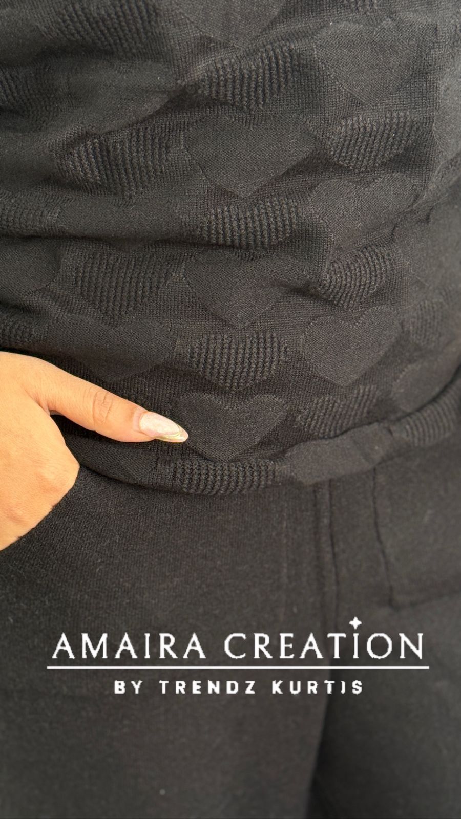 Premium Woolen Free Size Cord Set