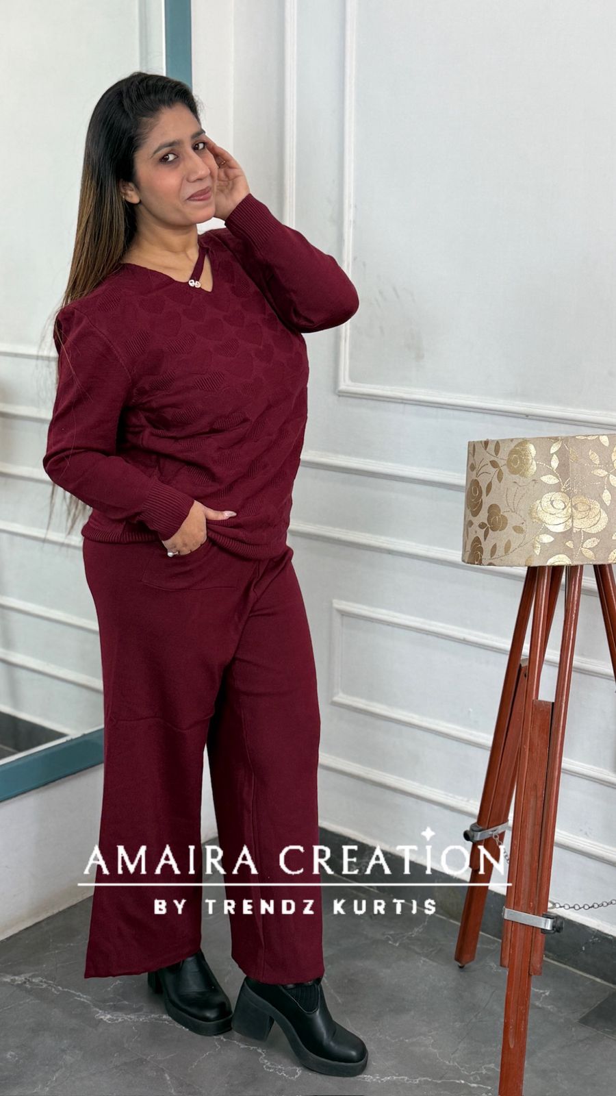 Premium Woolen Free Size Cord Set