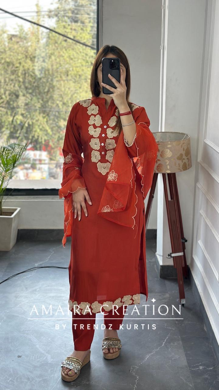 Premium Muslin Fabric Pant Set