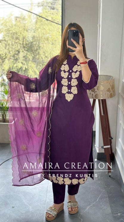 Premium Muslin Fabric Pant Set