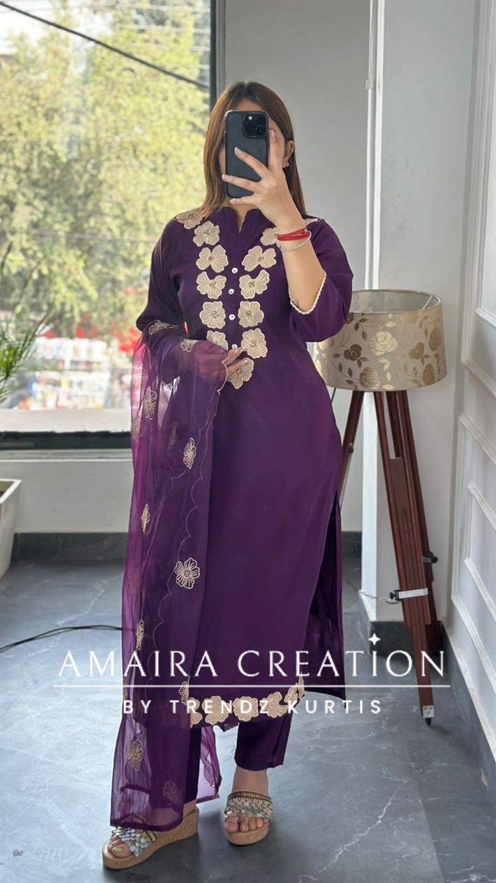 Premium Muslin Fabric Pant Set