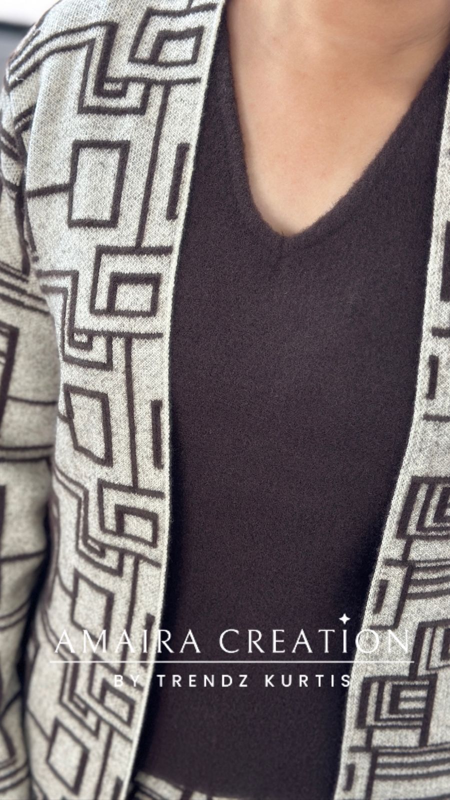 Premium Woolen Three Pc Indowestern Set