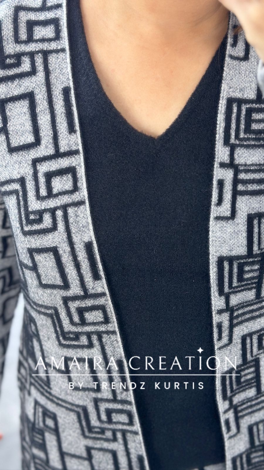 Premium Woolen Three Pc Indowestern Set