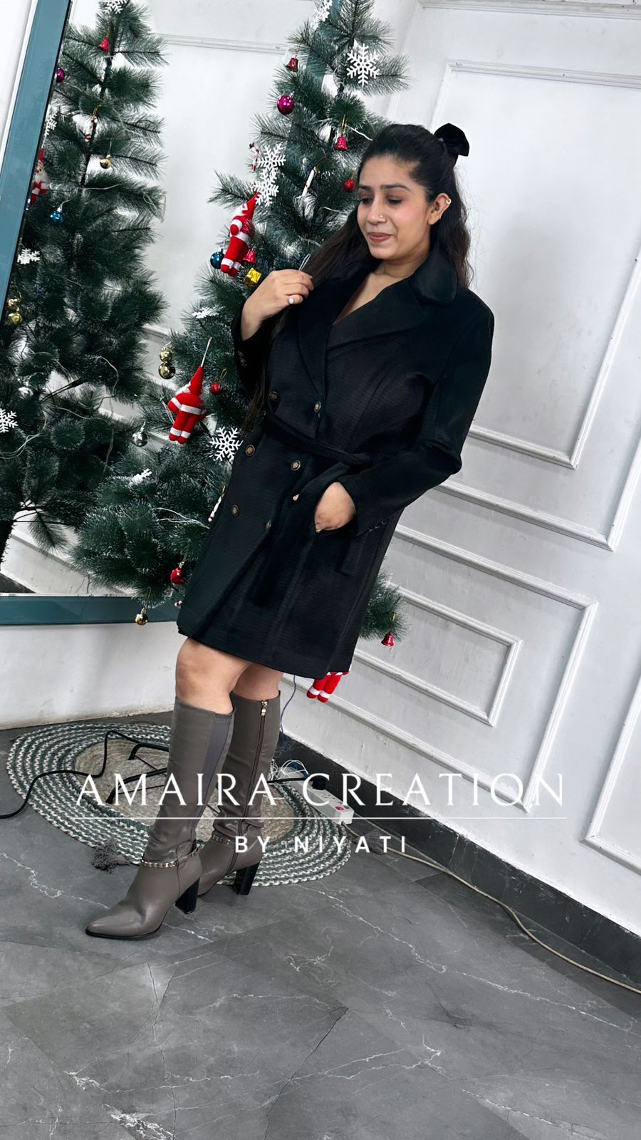 Black Coat Dress