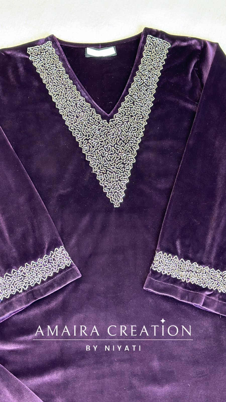 Purple Budget Friendly Velvet Cord Set