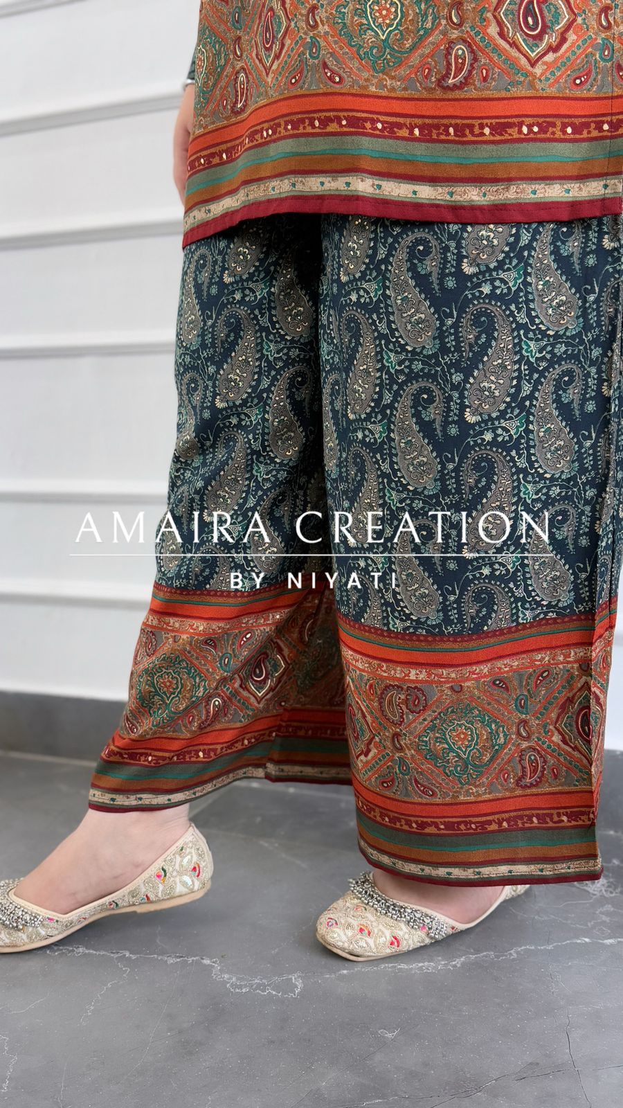 Paisley print Cord Set