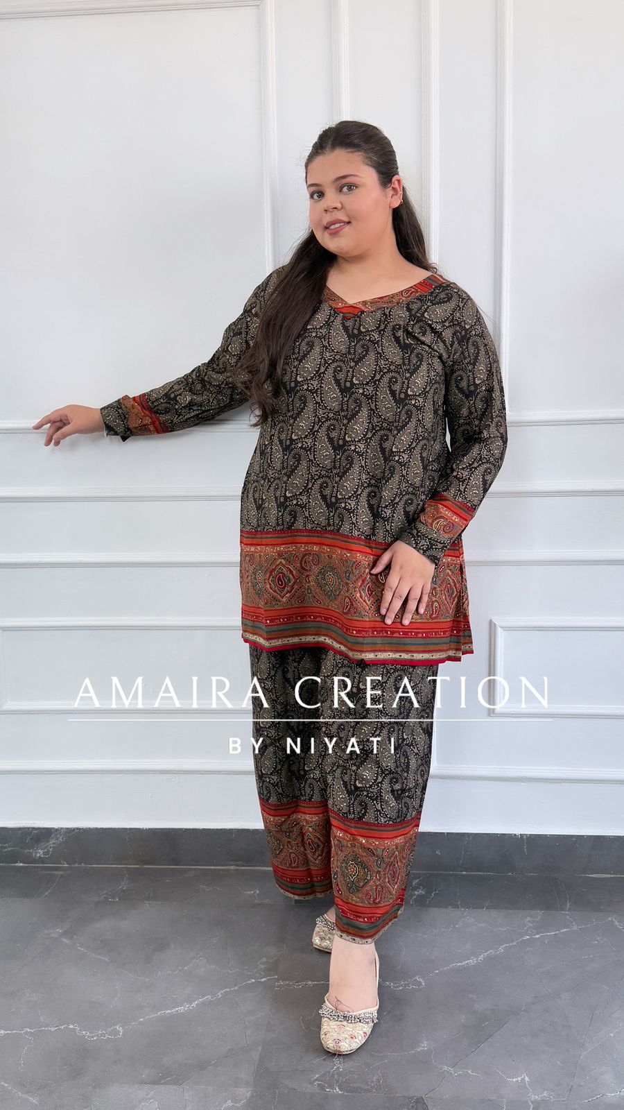 Paisley print Cord Set