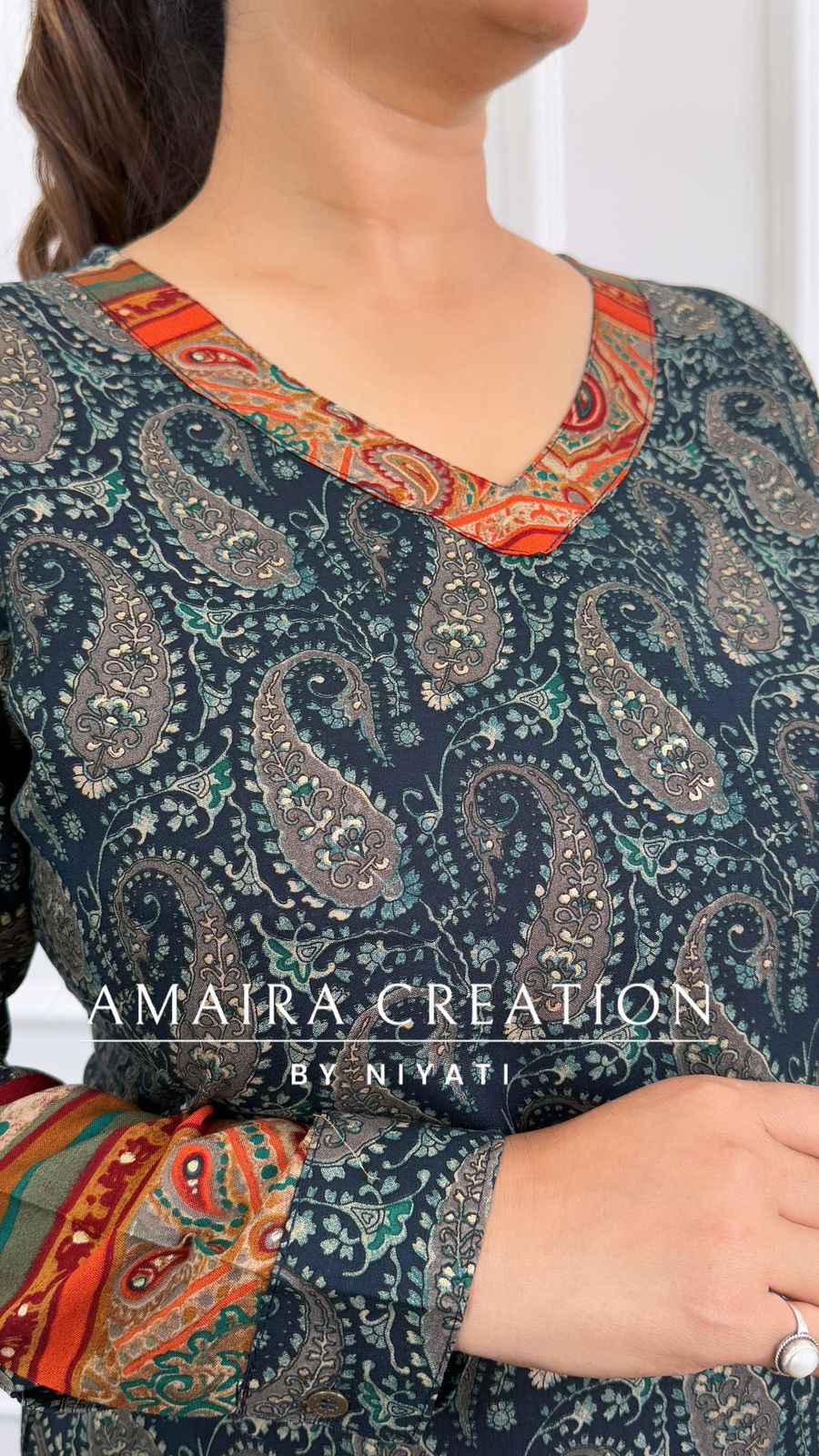 Paisley print Cord Set