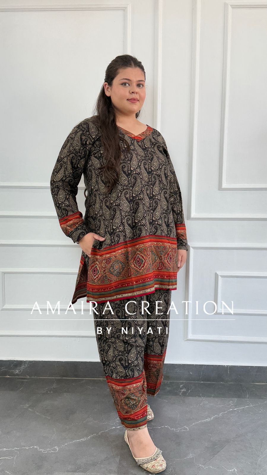 Paisley print Cord Set