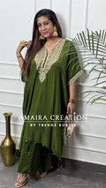 Premium Crepe  Kaftan  Set