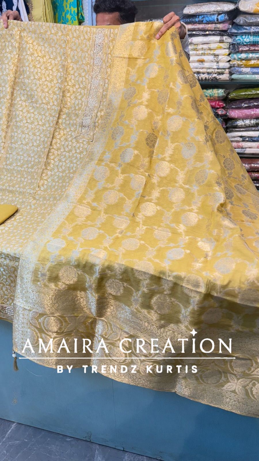 Premium Banarasi Fabric Unstitched Suit