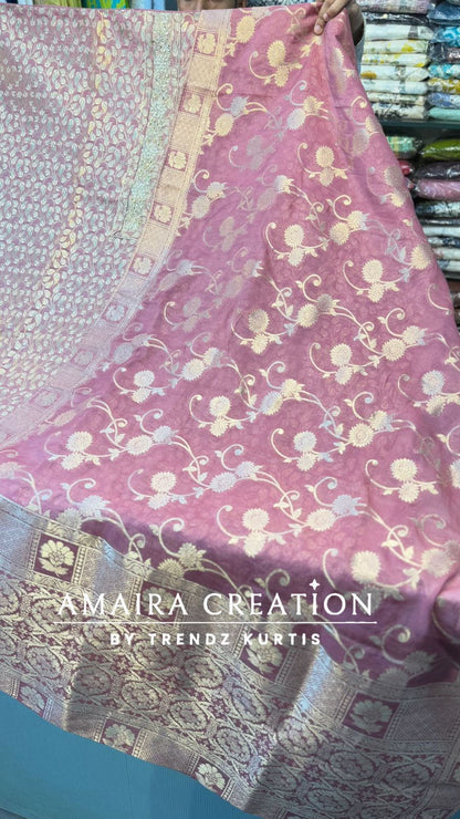 Premium Banarasi Fabric Unstitched Suit