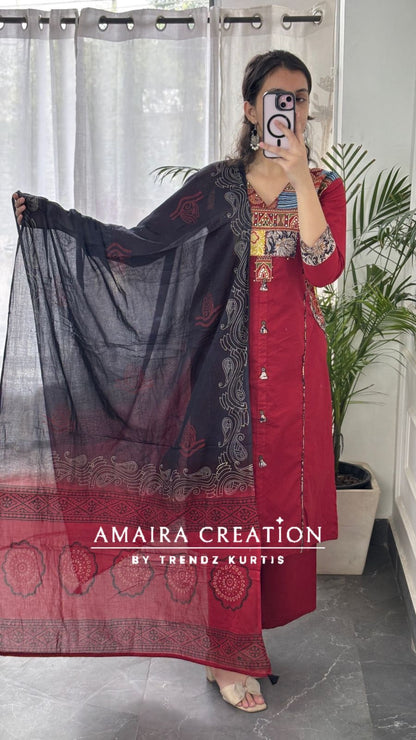 Rajasthan Style Premium Cotton Culotte Set