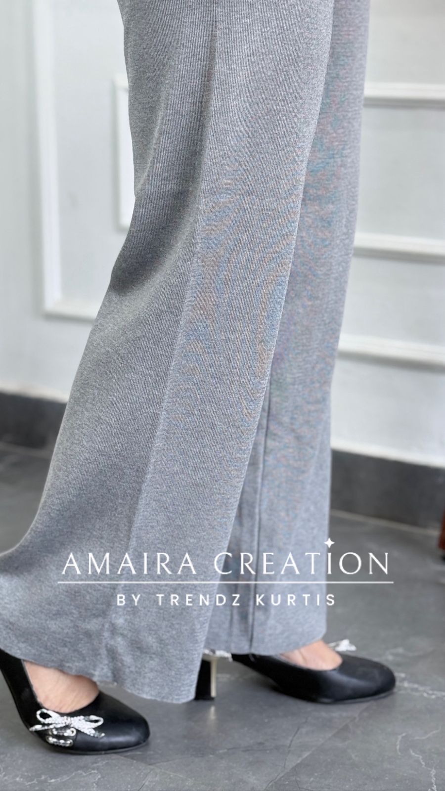 Premium Wool Grey Colour Cord Set(Free Size upto 42 Chest)