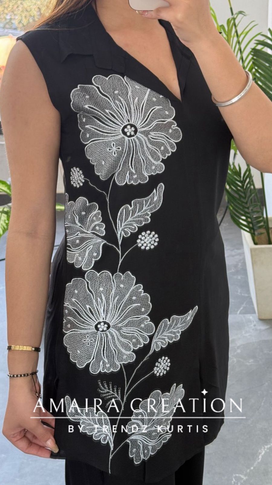 Premium Reyon Fabric Black Colour